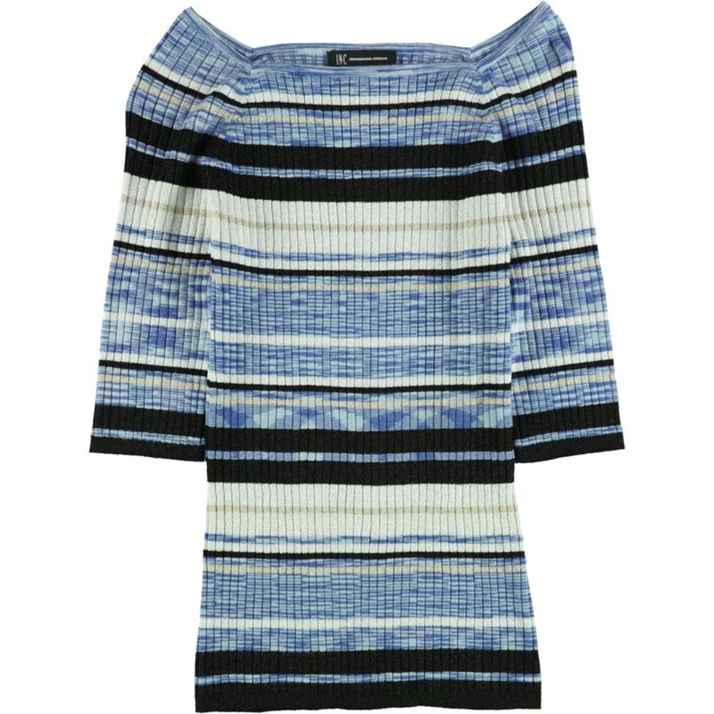 i5 Apparel Womens Striped Knit Blouse, NWT